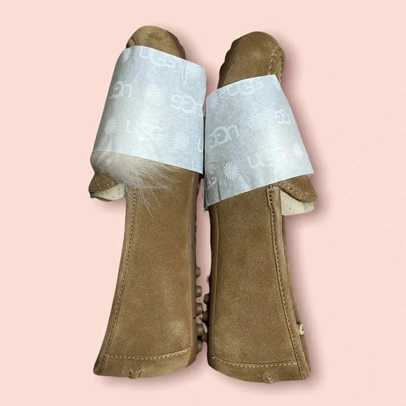 UGG Kaley Wisp Suede Loafer Chestnut Brown Size 5 - Picture 5 of 10